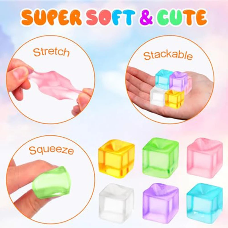 Square Ice Stress Ball Fidget Toy!