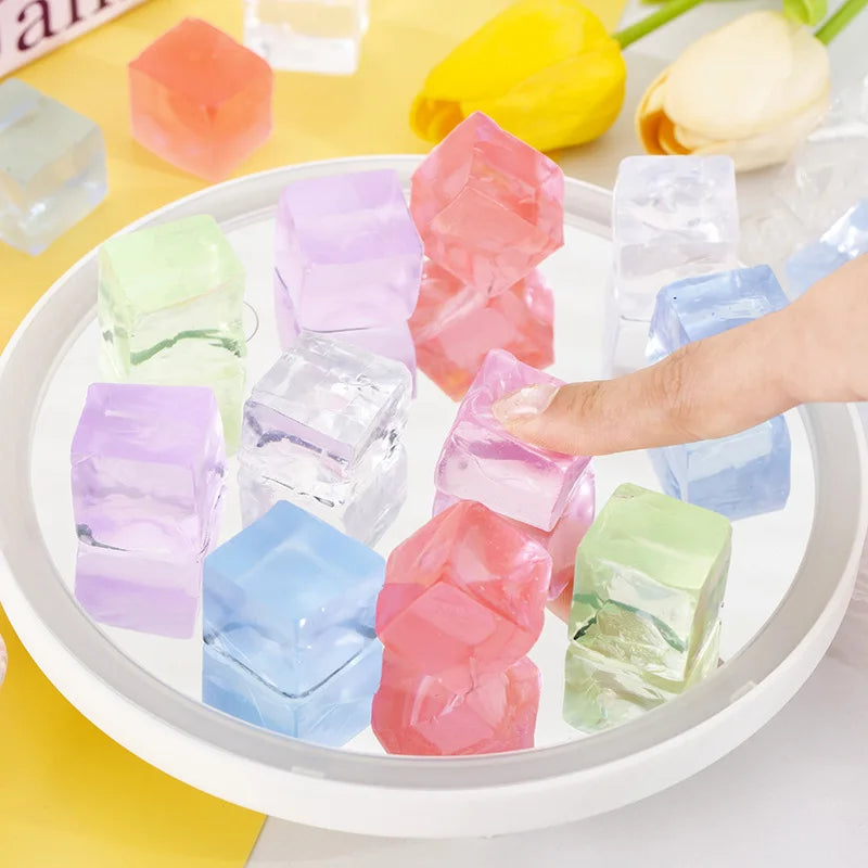 Square Ice Stress Ball Fidget Toy!